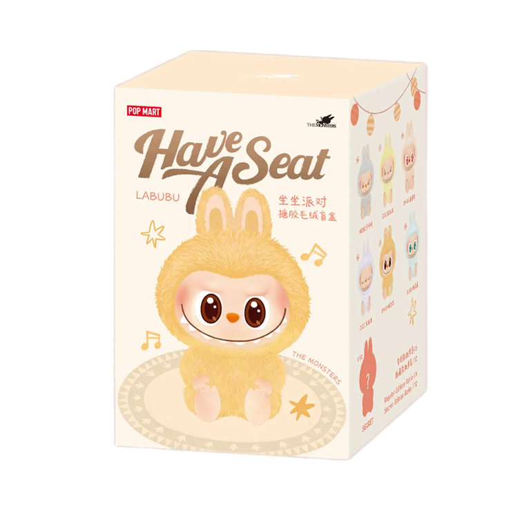 POP MART LABUBU THE MONSTERS HAVE A SEAT VINYL PLUSH BLIND BOX