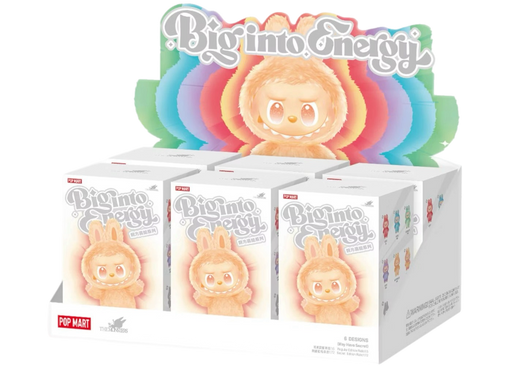 POP MART V3 THE MONSTERS LABUBU "BIG INTO ENERGY" SERIES - VINYL PLUSH PENDANT SEALED CASE