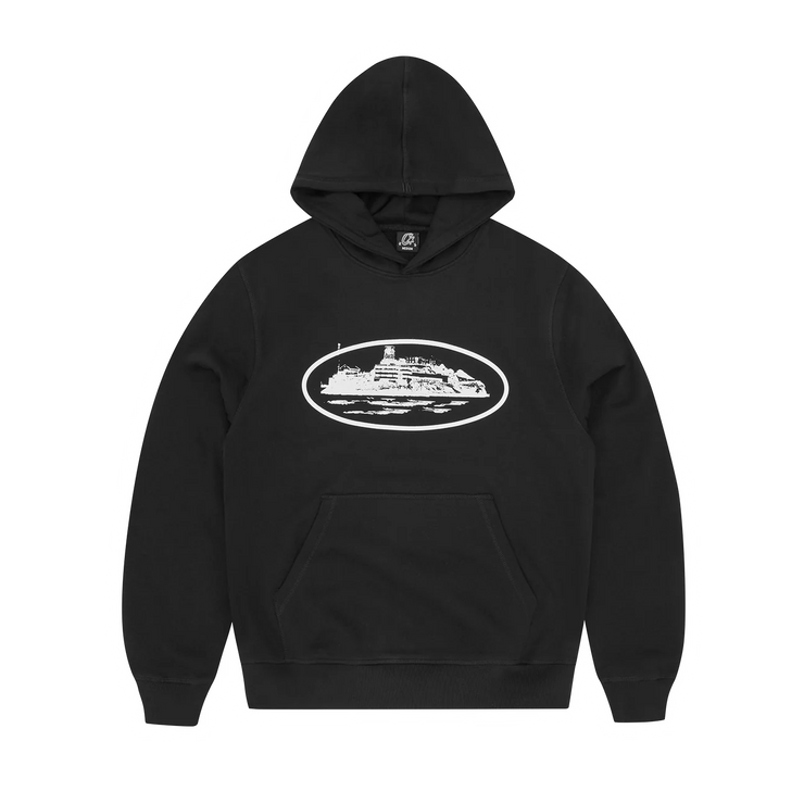 CORTEIZ ALCATRAZ HOODIE - BLACK