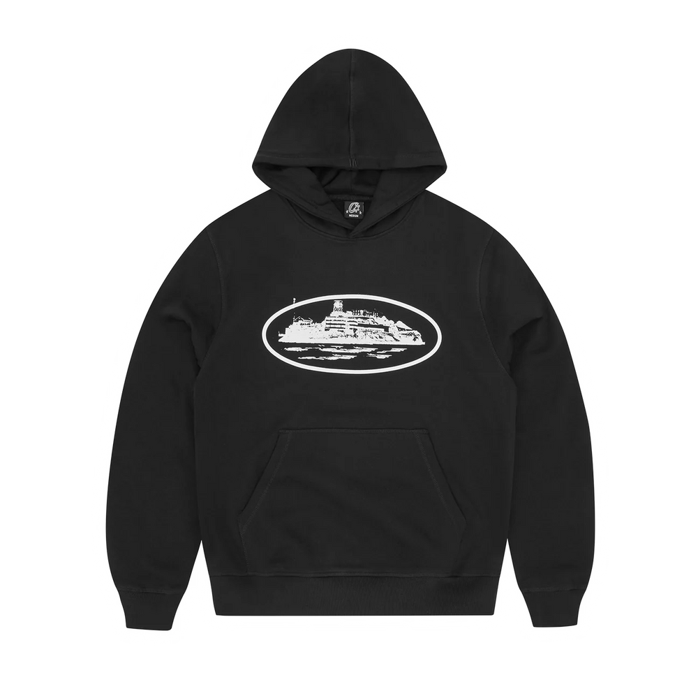 CORTEIZ ALCATRAZ HOODIE - BLACK