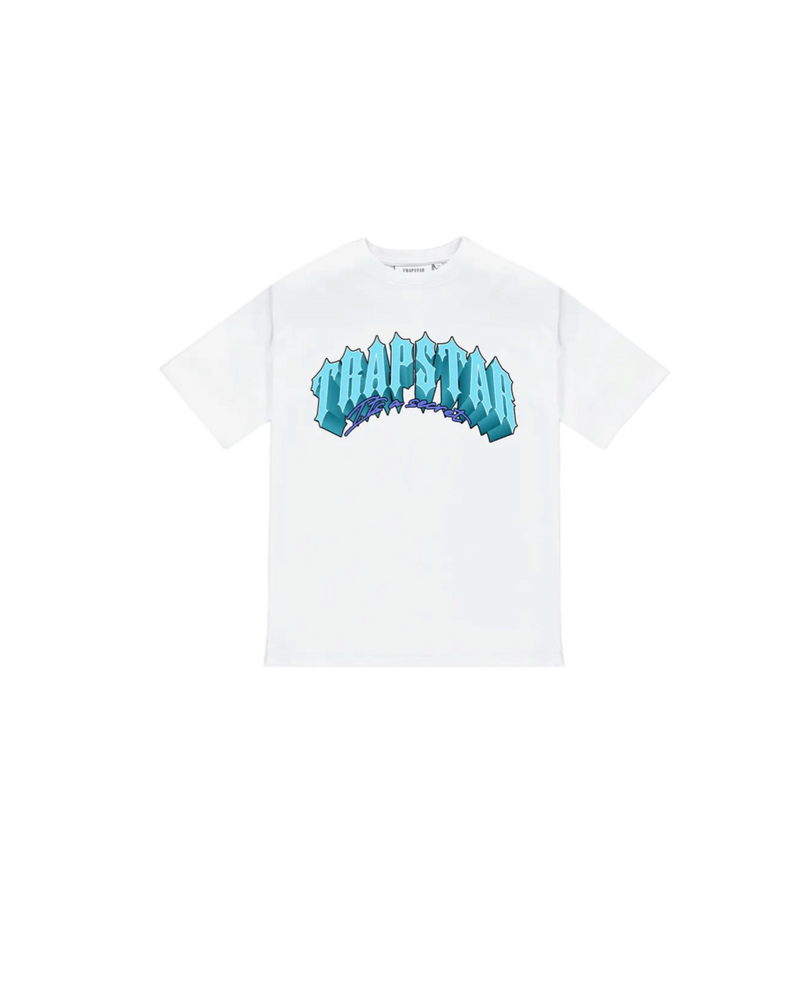 TRAPSTAR TEE - WHITE / BLUE