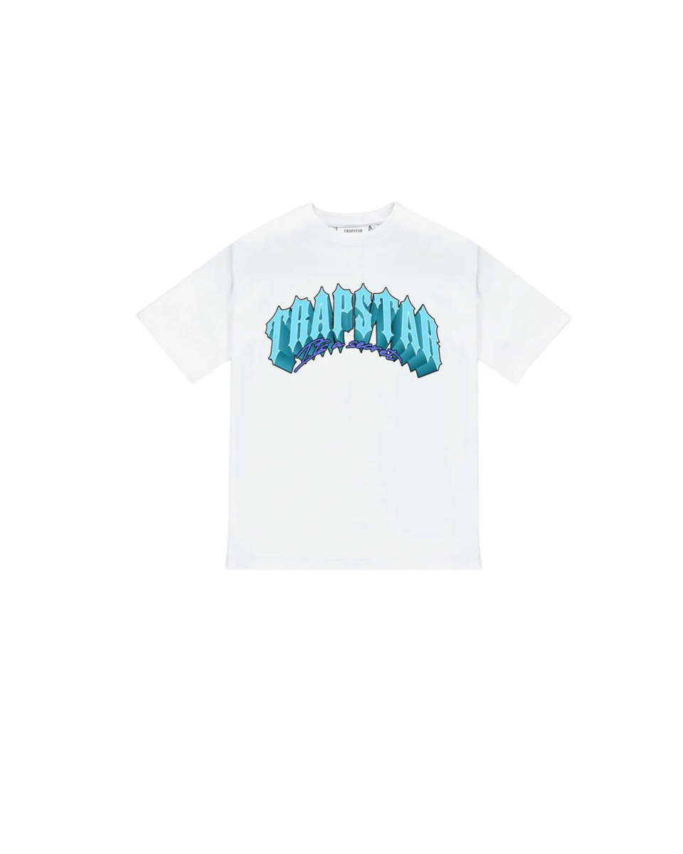 TRAPSTAR TEE - WHITE / BLUE