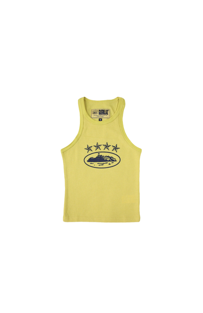 CORTEIZ WOMEN'S TANK TOP - YELLOW / BLACK