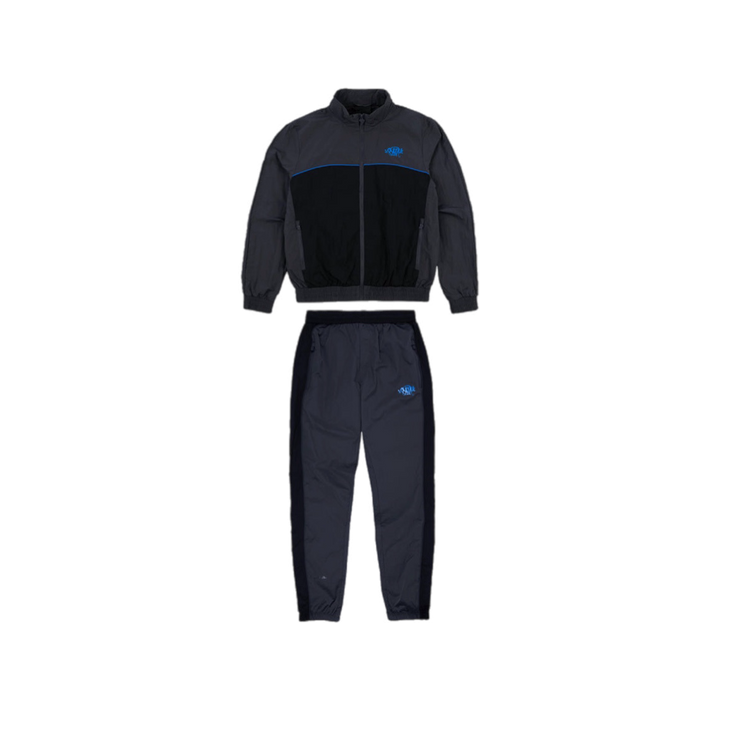 SYNA WORLD LOGO SHELL TRACKSUIT- BLACK/GREY/BLUE
