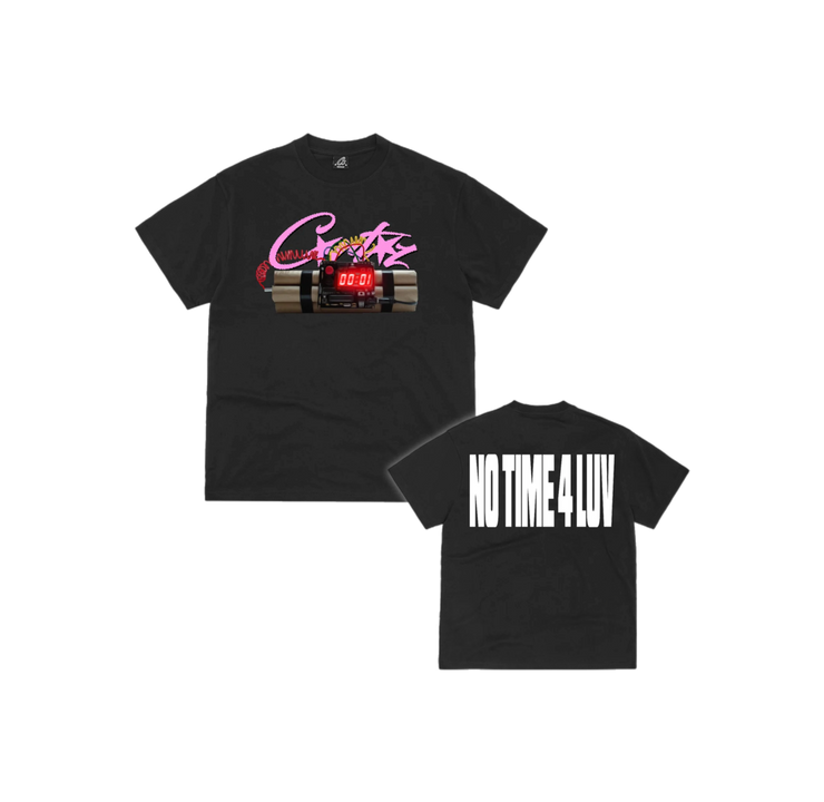 CORTEIZ NO TIME 4 LUV TEE BLACK